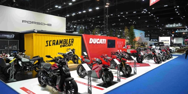 ดูคาติ ประเทศไทย จัดแสดงรถจักรยานยนต์หลายรุ่นภายในบูธงาน Motor Show 2026