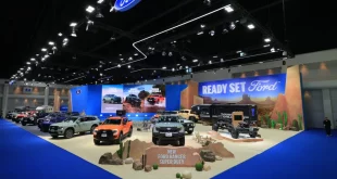 บูธ Ford ในงาน Motor Show 2026 จัดแสดง Ranger Super Duty, Ranger Wildtrak-X และ Everest รุ่นใหม่