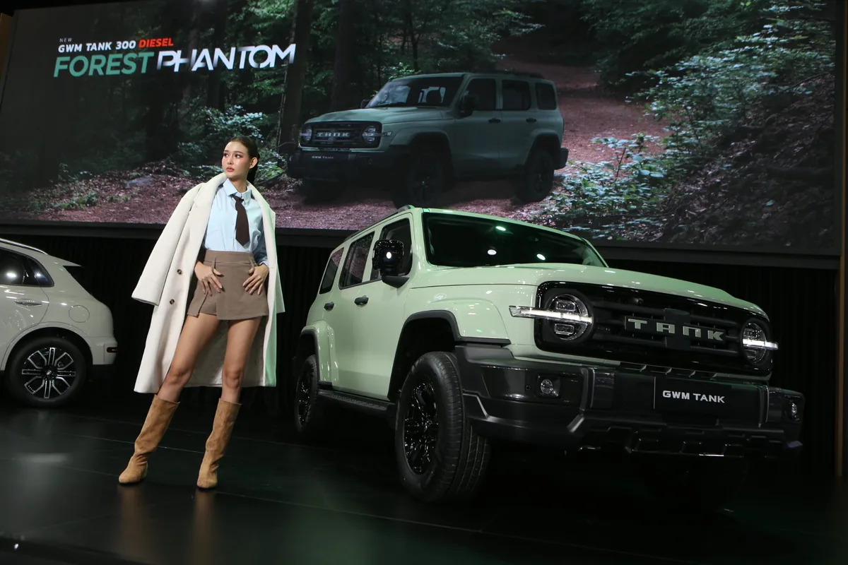 GWM TANK 300 Diesel Forest Phantom Limited Edition GWM TANK 300 Diesel Forest Phantom Limited Edition จัดแสดงในงาน Motor Show 2026