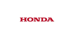 โลโก้ Honda Corporate สีแดงบนพื้นหลังสีอ่อน