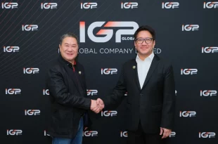 ผู้บริหารร่วมจับมือประกาศความร่วมมือเปิดตัว IGP Global