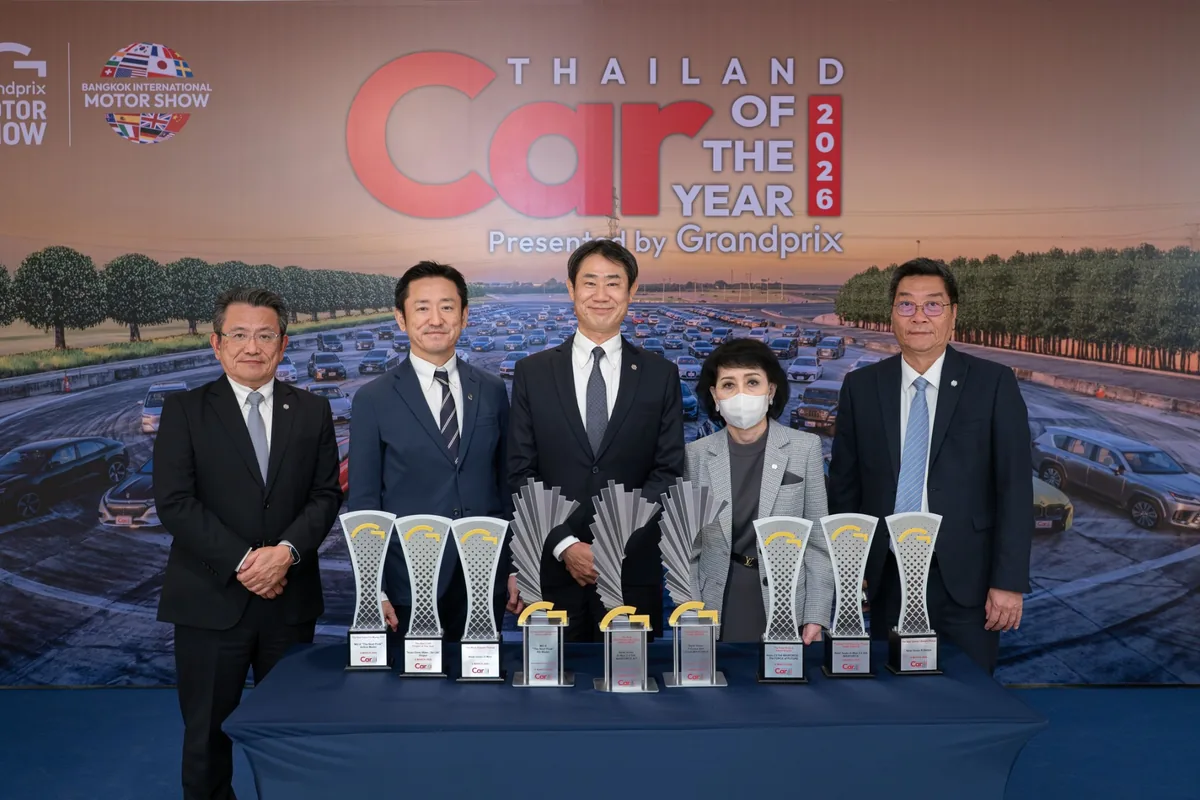 Isuzu รับ 9 รางวัล CAR OF THE YEAR 2026 คณะผู้บริหารอีซูซุรับ 9 รางวัล CAR OF THE YEAR 2026 ที่เมืองทองธานี