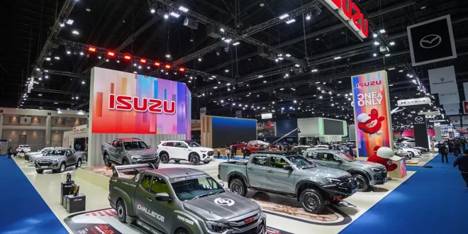 บูธ Isuzu ในงาน Motor Show 2026 จัดแสดงรถกระบะ รถอเนกประสงค์ และรถแต่งพิเศษหลายรุ่น