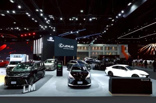 ภาพรวมบูธ Lexus ภายในงานบางกอก อินเตอร์เนชั่นแนล มอเตอร์โชว์ 2026
