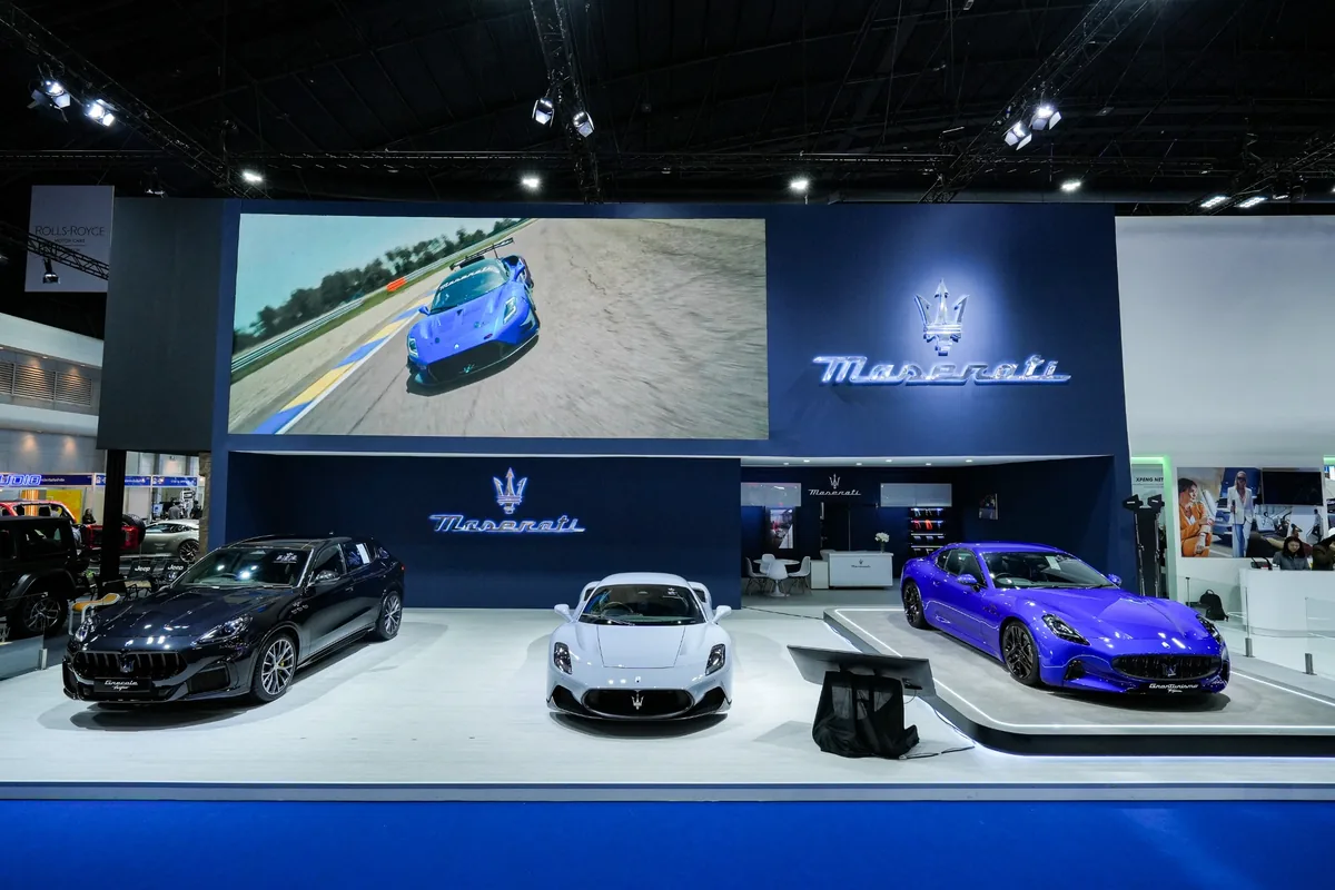 Maserati Thailand ในงาน Motor Show 2026 บูธ Maserati Thailand ในงาน Motor Show 2026