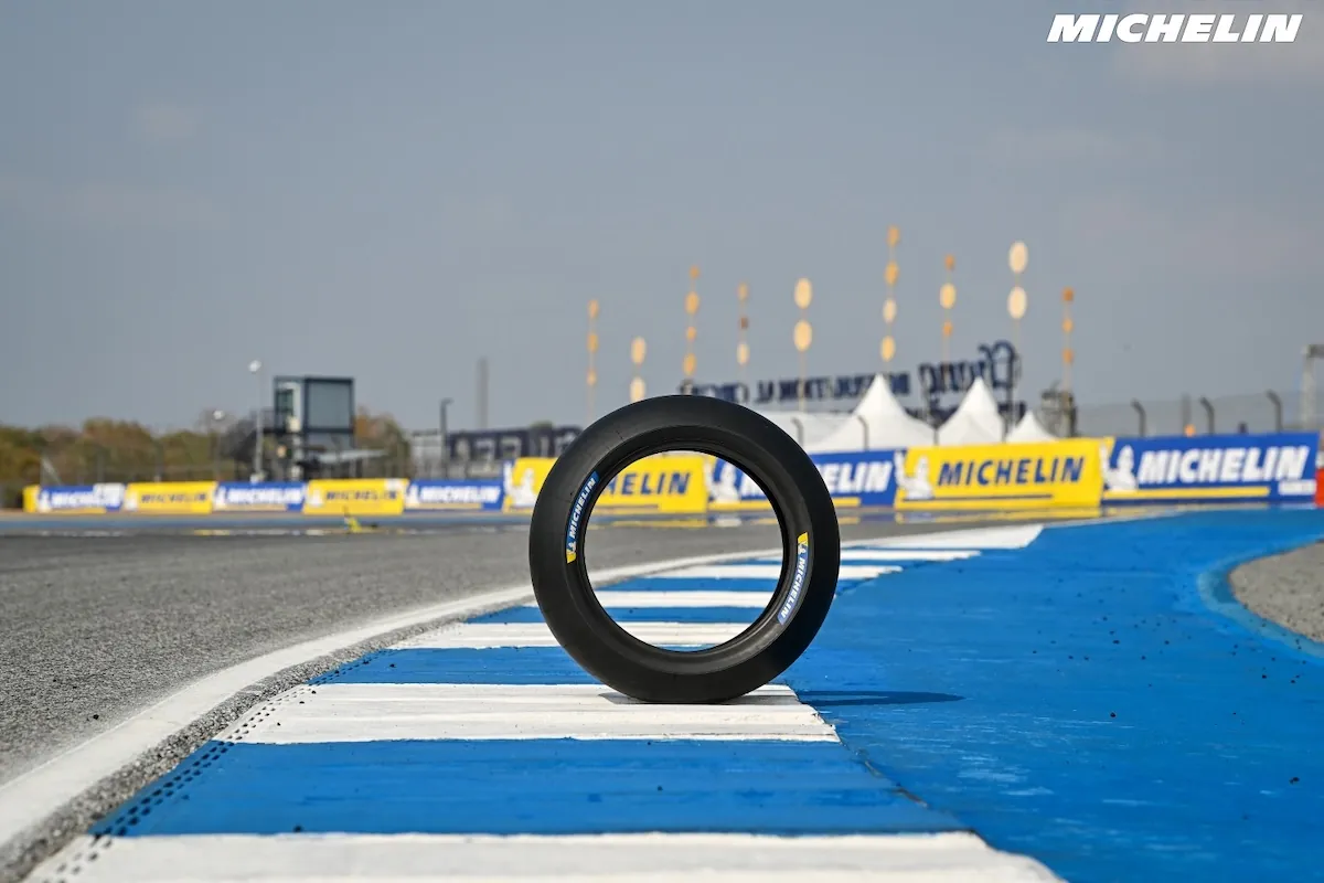 ยาง Michelin MotoGP บนแทร็กของสนาม Chang International Circuit