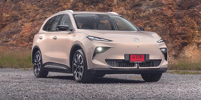 MG S5 EV PLUS รถยนต์ไฟฟ้า e-SUV ด้านหน้า