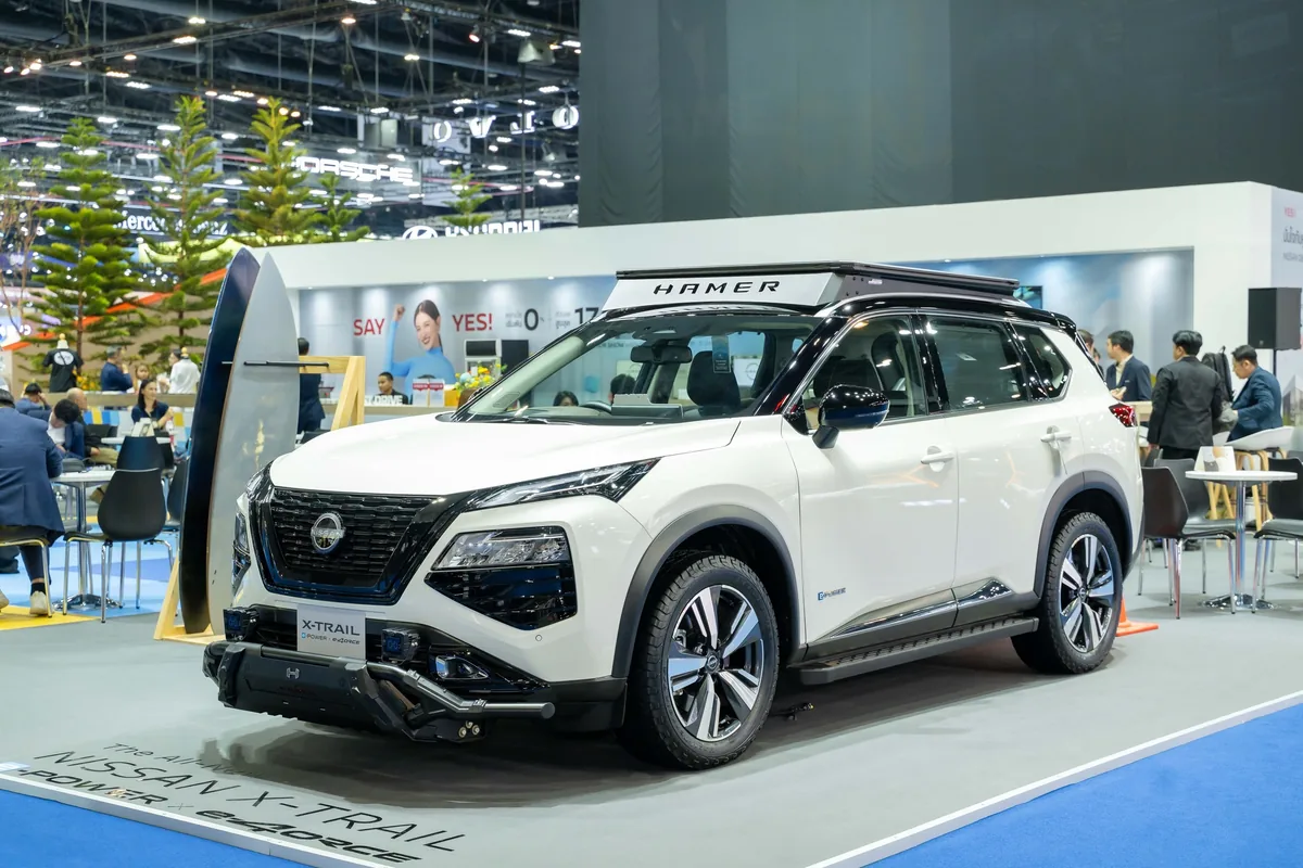 Nissan X-Trail e-POWER e-4ORCE Nissan X-Trail e-POWER e-4ORCE ตกแต่งอุปกรณ์แคมป์ จัดแสดงในงาน Motor Show 2026