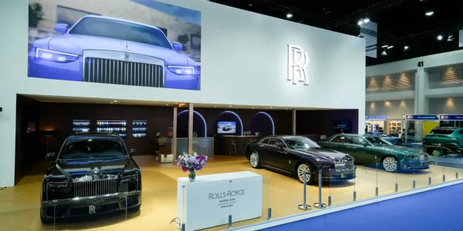 บูธ Rolls-Royce Motor Cars Bangkok ในงาน Motor Show 2026