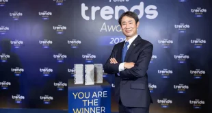 ทาคาชิ ฮาตะ กรรมการผู้จัดการ ตรีเพชรอีซูซุเซลส์ ในงาน Future Trends Awards 2026