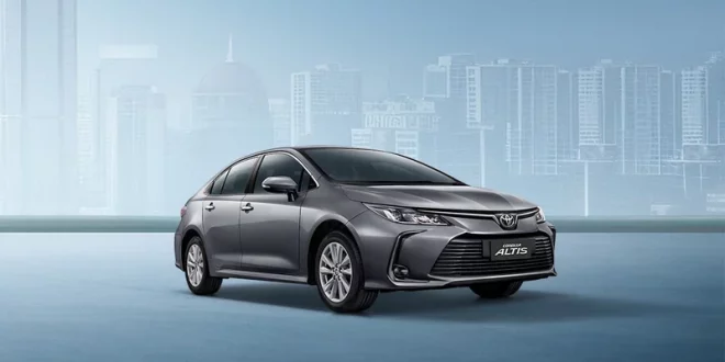 Toyota Corolla Altis 1.8G 2026 ดีไซน์ด้านหน้าพร้อมกระจังหน้าขนาดใหญ่