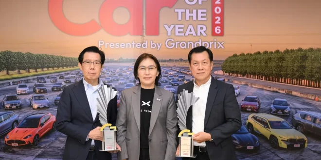 ผู้บริหาร XPENG Thailand รับรางวัล Car of the Year 2026 จากรุ่น XPENG G6 AWD Performance และ XPENG X9