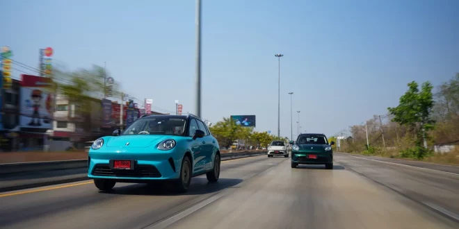 GWM ORA 5 ระหว่างการทดลองขับบนถนนจริง