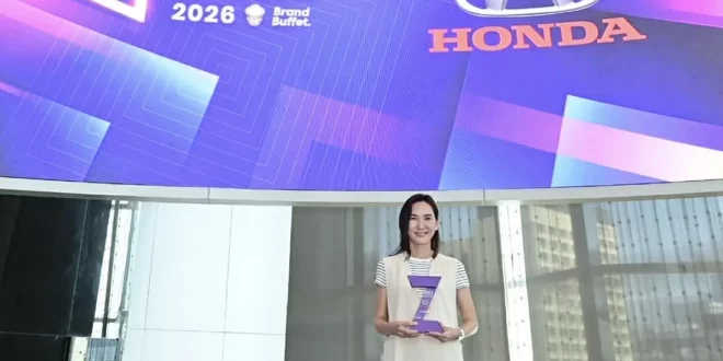 ผู้แทนฮอนด้ารับรางวัล GEN Z TOP BRAND AWARD 2026 ในหมวด Automotive