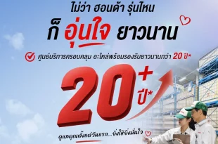 ฮอนด้าตอกย้ำความมั่นใจลูกค้าด้วยบริการหลังการขายและอะไหล่รองรับยาวนานกว่า 20 ปี