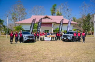 นิสสัน ประเทศไทย ร่วมสนับสนุนภารกิจเหยี่ยวไฟและเจ้าหน้าที่ควบคุมไฟป่าเชียงใหม่