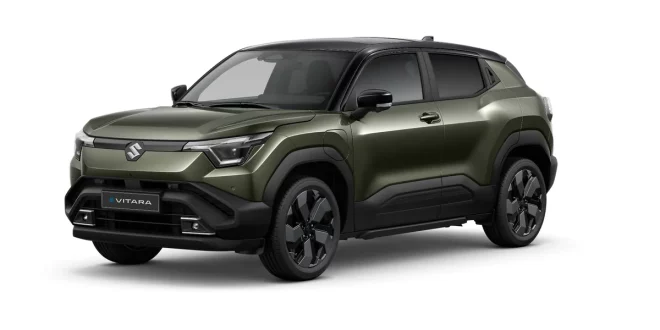 ALL NEW SUZUKI e VITARA มุมมองด้านข้าง ตัวถังสไตล์สปอร์ตเอสยูวี