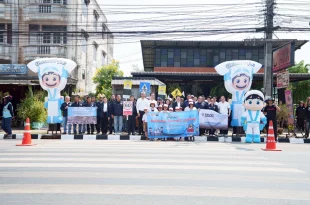 โตโยต้าและภาคีเครือข่ายลงพื้นที่ปรับปรุงจุดเสี่ยงอุบัติเหตุบริเวณทางม้าลายในจังหวัดฉะเชิงเทรา
