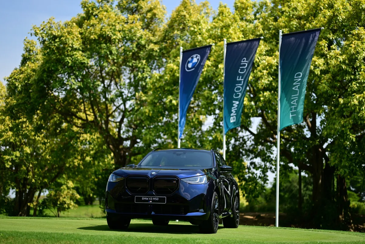 BMW X3 M50 ในงาน BMW Golf Cup Qualifying 2026 BMW X3 M50 จัดแสดงภายในงาน BMW Golf Cup Qualifying 2026