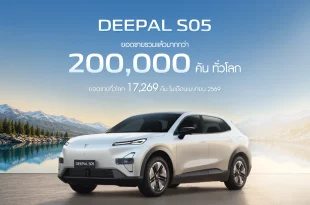 DEEPAL S05 ยอดขายสะสมทั่วโลกมากกว่า 200,000 คัน