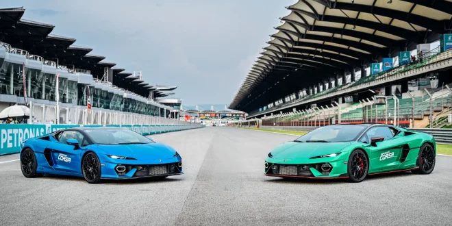 Lamborghini Temerario สองคันในกิจกรรม Esperienza Corsa ที่สนามเซปัง
