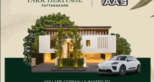 แบนเนอร์เชิญร่วมงาน Drive Your Legacy ที่ Park Heritage Pattanakarn โดย AAS