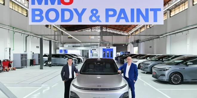 XPENG ประเทศไทย และ MMS เปิดศูนย์ซ่อมสีและตัวถัง MMS Body and Paint ราชพฤกษ์