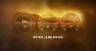 ภาพทีเซอร์หน้าจอ Multi-Meter ของ All-New Mitsubishi Pajero