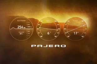 ภาพทีเซอร์หน้าจอ Multi-Meter ของ All-New Mitsubishi Pajero