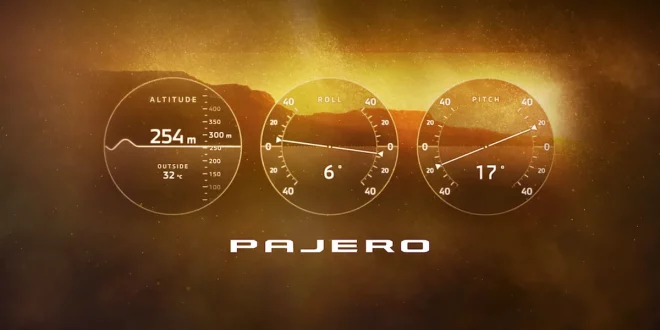 ภาพทีเซอร์หน้าจอ Multi-Meter ของ All-New Mitsubishi Pajero