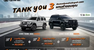 GWM TANK YOU แคมเปญพิเศษสำหรับ GWM TANK 300 DIESEL และ TANK 500 DIESEL
