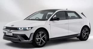 Hyundai IONIQ 5 N Line 2026 สีขาว Optic White มุมด้านหน้าเฉียง