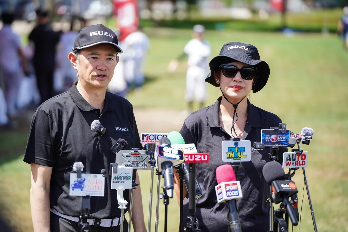 ฮิโรยาสุ ซาโต้ กล่าวถึงการสนับสนุนทีมเบสบอลยุวชนไทย มร.ฮิโรยาสุ ซาโต้ ให้สัมภาษณ์ถึงการสนับสนุนทีมเบสบอลยุวชนทีมชาติไทย