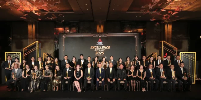 บรรยากาศพิธีมอบรางวัล Mitsubishi Excellence Awards 2025 พร้อมผู้บริหารและผู้จำหน่ายที่ได้รับรางวัล