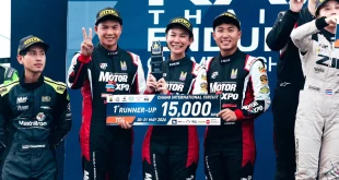 ทีม MOTOR EXPO Racing Team คว้าโพเดียม RAAT Thailand Endurance 2026