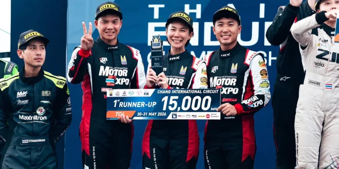 ทีม MOTOR EXPO Racing Team คว้าโพเดียม RAAT Thailand Endurance 2026