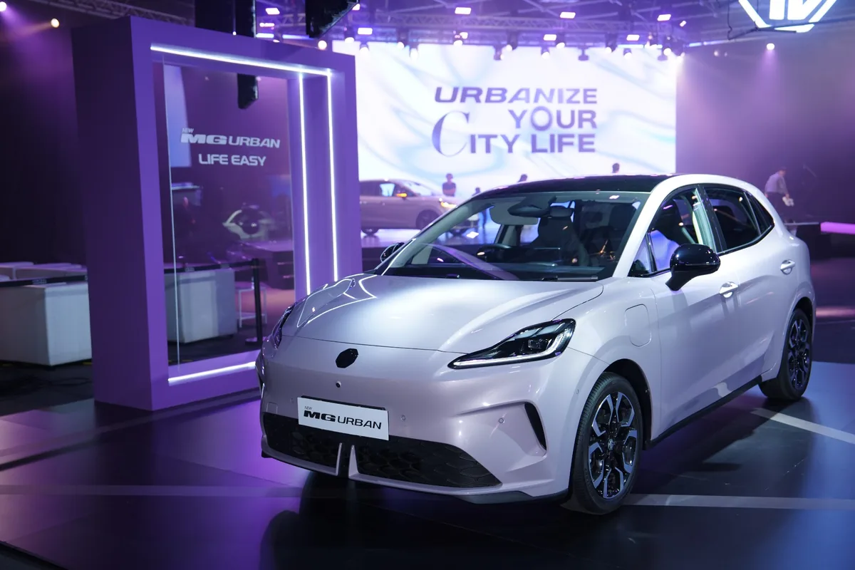 ภาพภายนอกด้านหน้า NEW MG URBAN ดีไซน์ภายนอกด้านหน้าของ NEW MG URBAN ในงานเปิดตัว