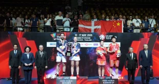 พิธีมอบรางวัลประเภทคู่ผสม TOYOTA Thailand Open 2026