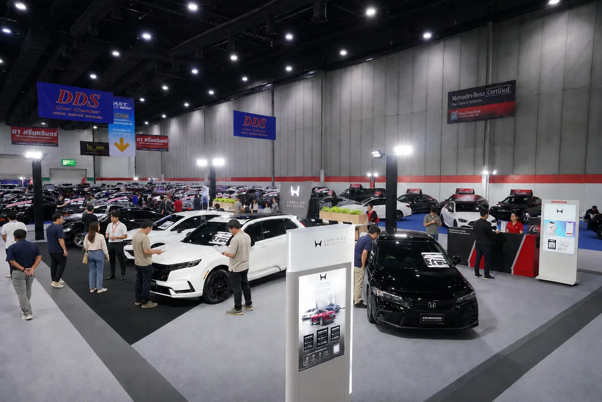 โซน Honda Certified Selection ภายในงาน FAST Auto Show Thailand 2026 โซน Honda Certified Selection ภายในงาน FAST Auto Show Thailand 2026 จัดแสดงรถยนต์ใช้แล้วคุณภาพมาตรฐานฮอนด้า