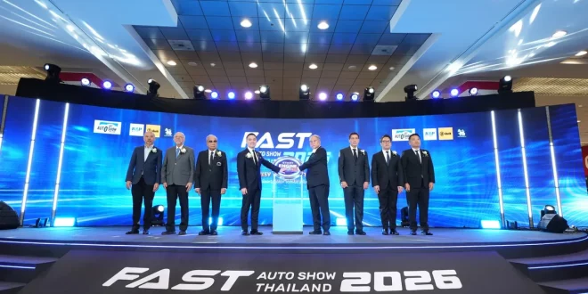 พิธีเปิดงาน ฟาสต์ ออโต โชว์ ไทยแลนด์ 2026 บนเวที