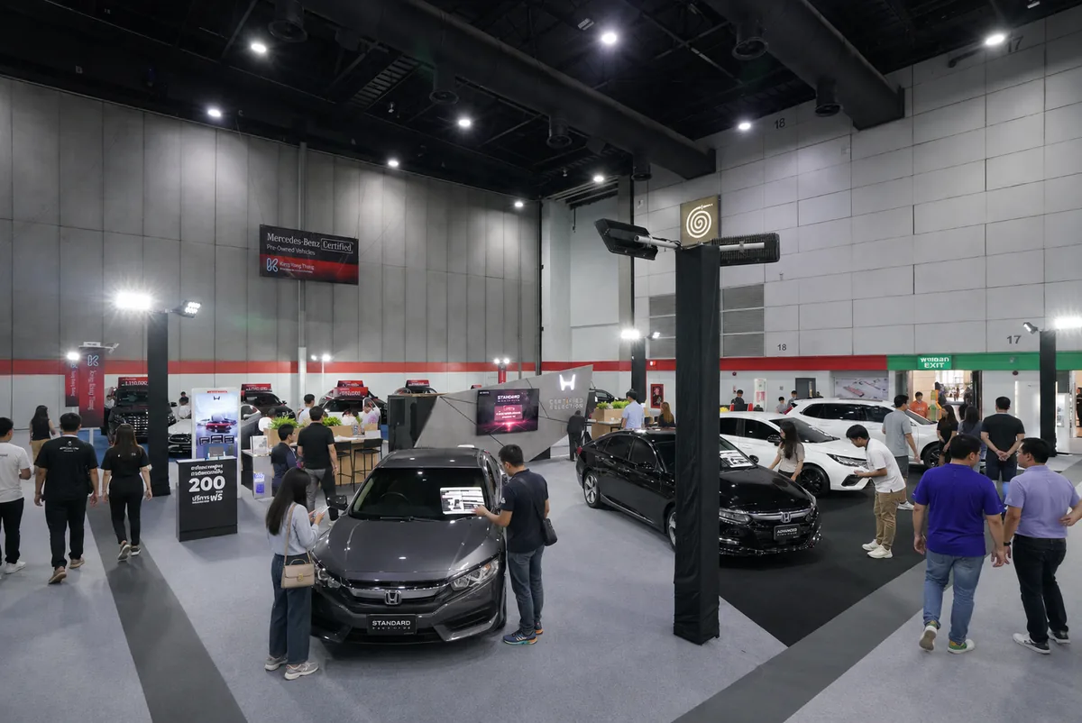 ภาพรวมบูธ Honda Certified Selection งาน FAST Auto Show 2026 ภาพรวมบูธ Honda Certified Selection ในงาน FAST Auto Show 2026