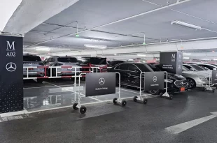 ภาพรวมโซน Mercedes-Benz Exclusive Parking ชั้น M เดอะมอลล์ไลฟ์สโตร์ บางกะปิ