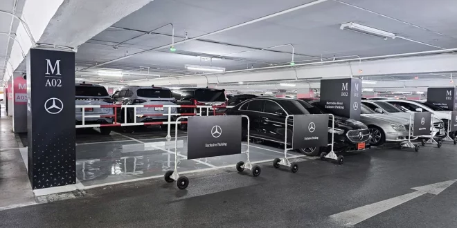 ภาพรวมโซน Mercedes-Benz Exclusive Parking ชั้น M เดอะมอลล์ไลฟ์สโตร์ บางกะปิ