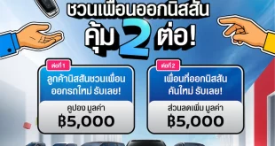 นิสสันจัดแคมเปญ Friend Get Friend ชวนลูกค้าแนะนำเพื่อนซื้อรถ รับสิทธิพิเศษรวม 10,000 บาท