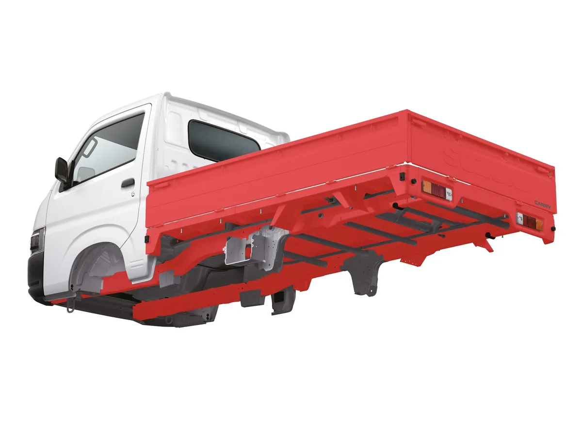 โครงสร้างแชสซี Suzuki Carry โครงสร้างแชสซีและกระบะของ Suzuki Carry