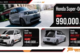 อินโฟกราฟิก Honda Super-ONE ราคา 990,000 บาท พร้อมตัวอย่างชุดแต่ง MUGEN และ BULLDOG