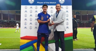 นักเตะทีมชาติไทยรับรางวัล Player of the Match หน้าแบ็กดรอป Hyundai และ ASEAN Hyundai Cup 2026