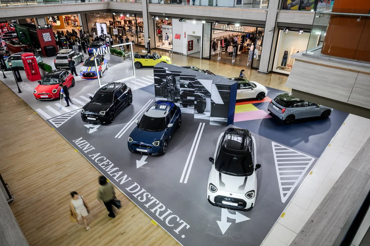MINI Aceman District ภาพมุมสูงของพื้นที่ MINI Aceman District ภายในงาน MINI Expo 2026
