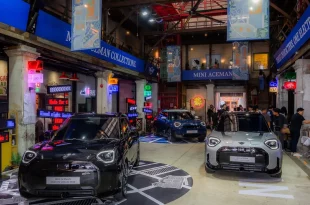 MINI Aceman SE Collection ทั้ง 3 รุ่นจัดแสดงภายในพื้นที่งานเปิดตัว