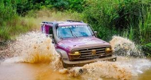รถแข่ง GWM TANK 300 DIESEL ลุยทางน้ำระหว่างการแข่งขัน AXCR 2026
